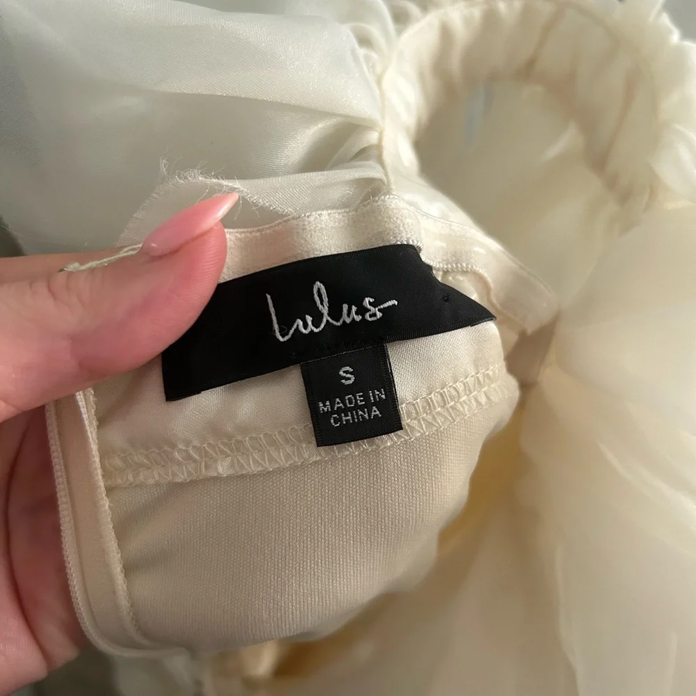 Lulus Ruffle Dress - Picture 2 of 3